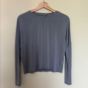 Grey Twik Long Sleeve Top